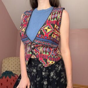 Vintage Sharon Young Western Vest